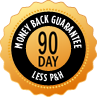 90 day money back guarantee less processing and handling